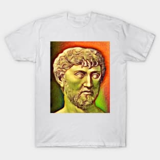 Lucretius Snowy Portrait | Lucretius Artwork 13 T-Shirt